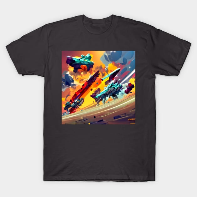 Colony Lift Off T-Shirt by Chaoticstep